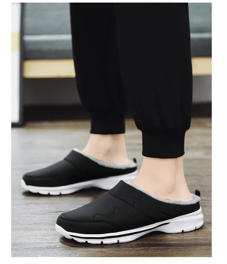 Herren Winter-Hausschuhe Plüsch Warm Wasserdicht