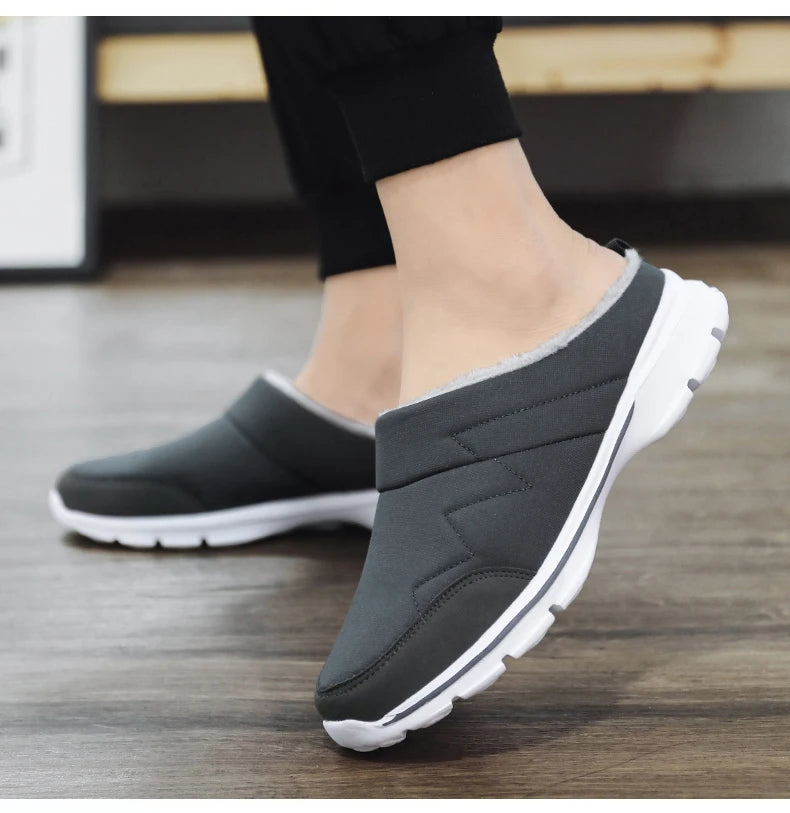 Herren Winter-Hausschuhe Plüsch Warm Wasserdicht