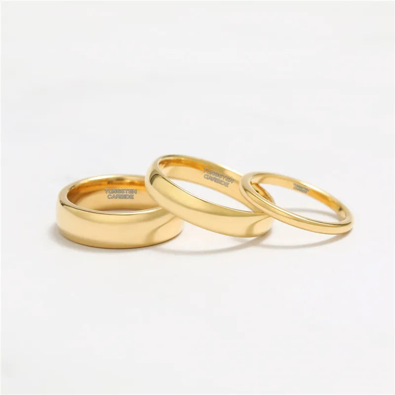 Goldener Wolframring Damen &amp; Herren