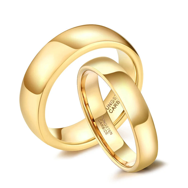 Goldener Wolframring Damen &amp; Herren