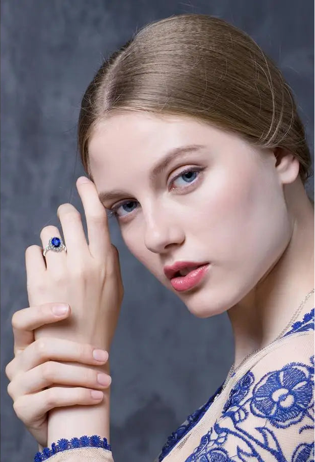 Verlobungsring Mehrfarbiger Edelstein ring