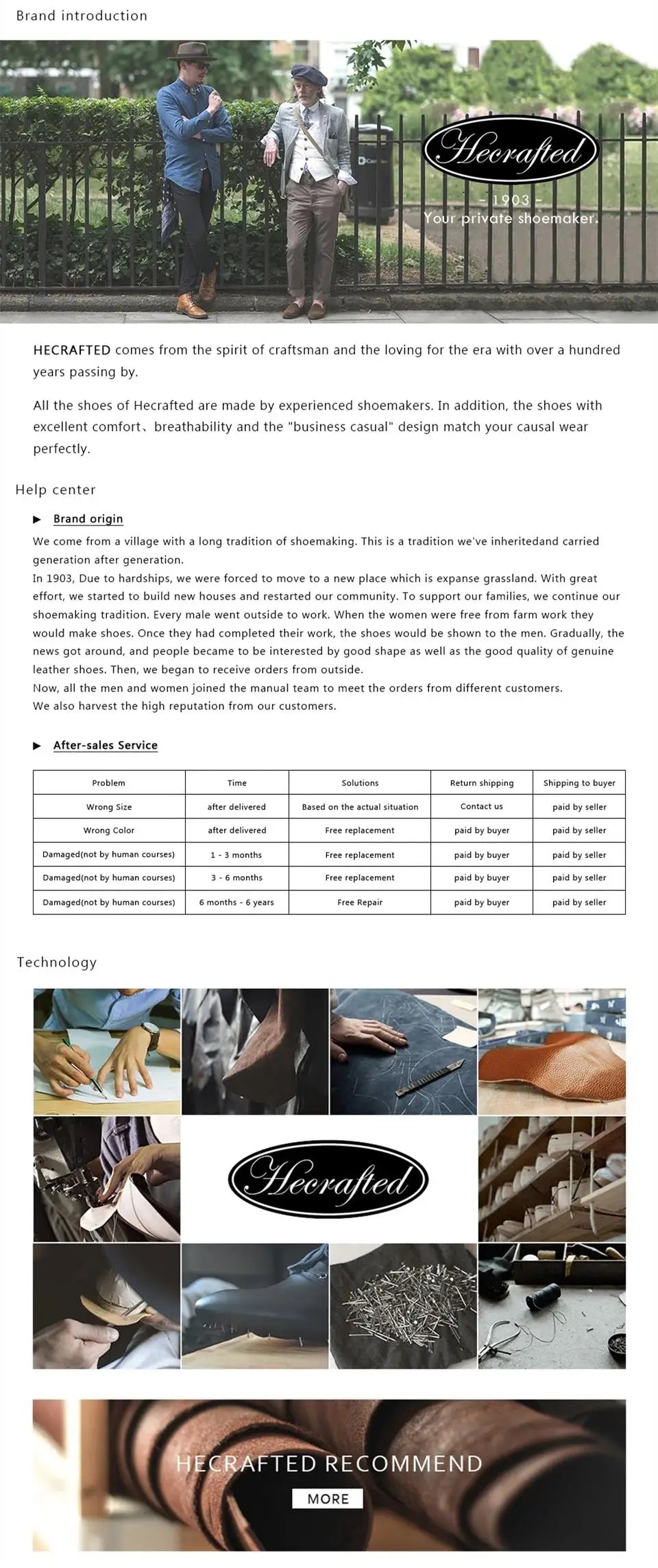 Retro Stil Herren Lederstiefel – Klassische Vintage Stiefeletten