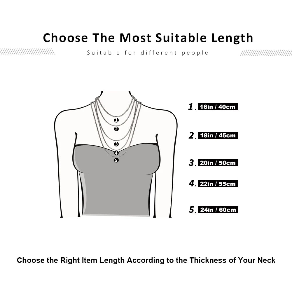 Rinntin Halskette aus massivem 925er-Sterlingsilber, 1,0 mm, seitliche Kette für Damen und Mädchen, elegante Halskette, edler Schmuck, 40/45/50/55/60 cm, SC18