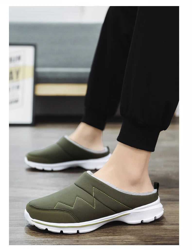 Herren Winter-Hausschuhe Plüsch Warm Wasserdicht