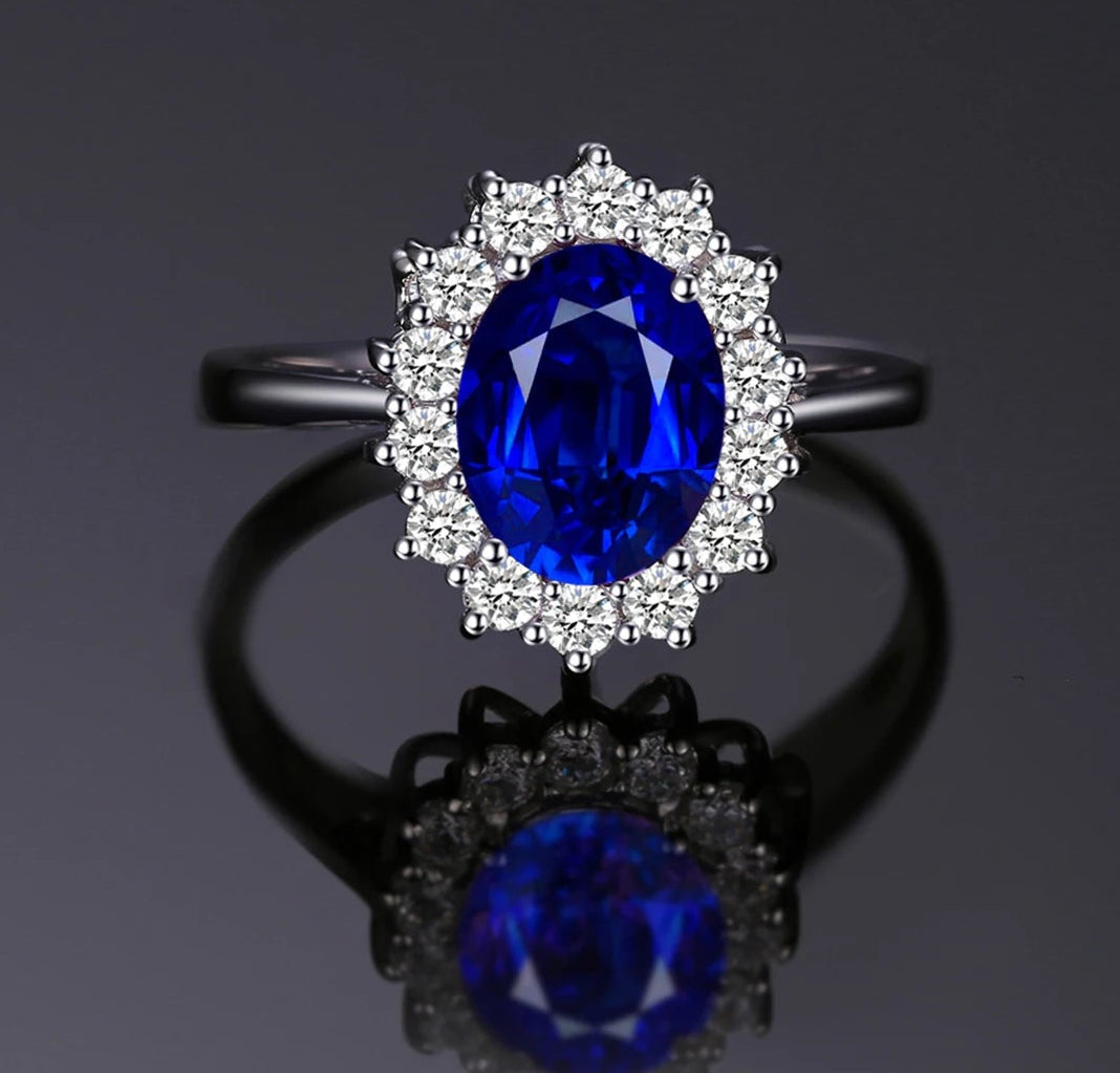 Verlobungsring Mehrfarbiger Edelstein ring