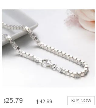 35 cm-80 cm 1mm Dünne Reine Solide 925 Sterling Silber Box Kette Halskette Frauen Männer Mädchen schmuck Kurz bis Lange Kolye Collares