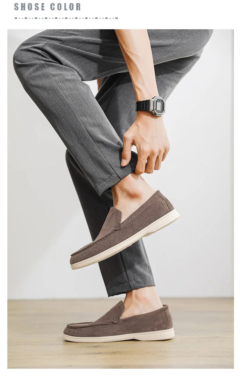 Herren-Loafer mit flachem