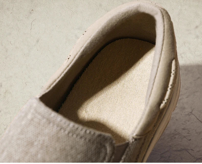 Herren Leinwand Schuhe