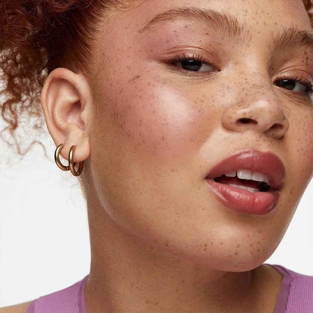 2/20PCS G23 Titan Ohrring Hoop CZ Klapp Segment Runde Nase Ring für Frauen Ohr Tragus Knorpel Helix Daith Piercing Schmuck