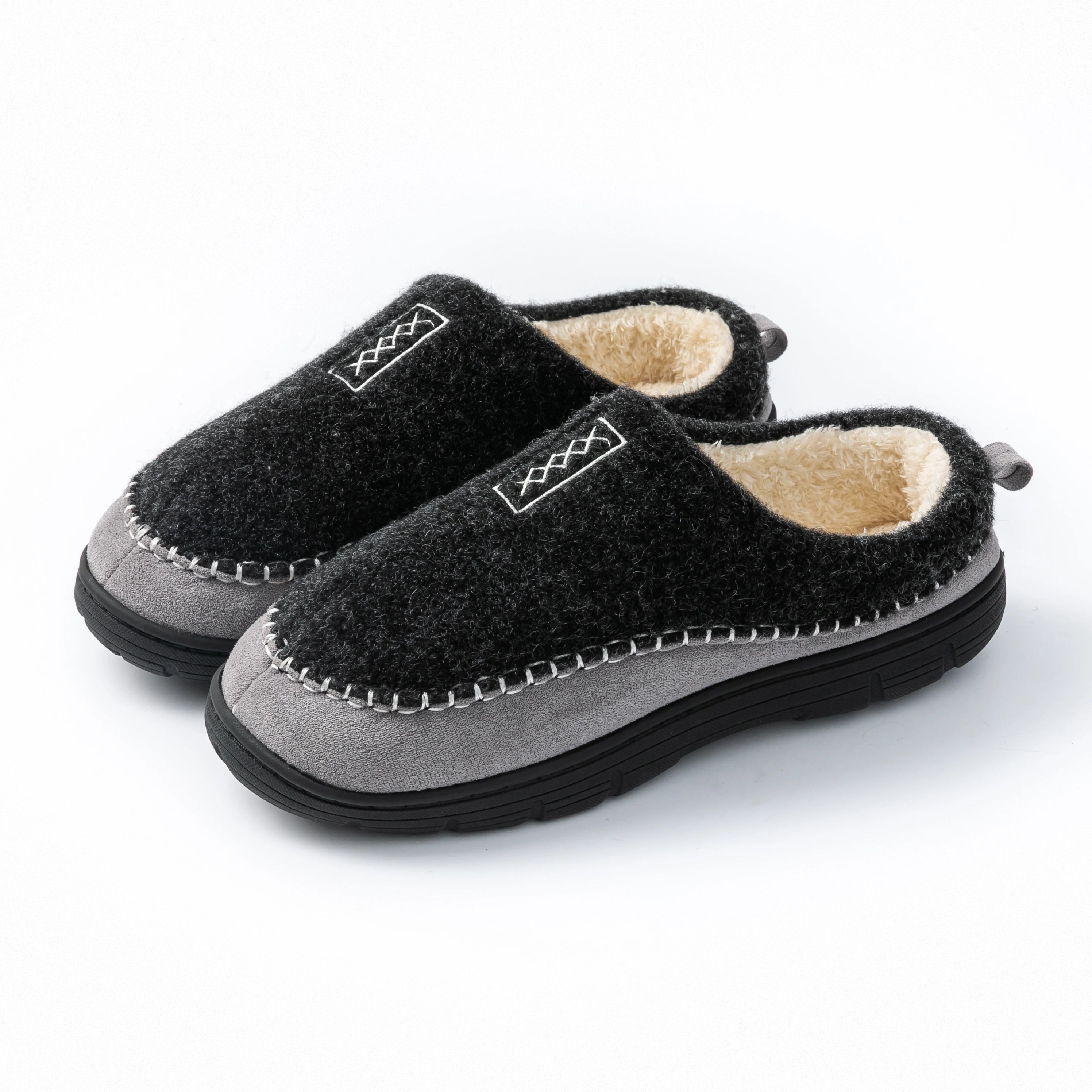 Herren Fannel-Hausschuhe Memory Foam Warm