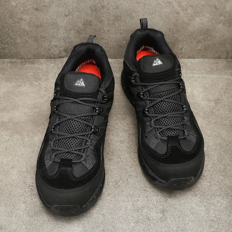 HIKEUP Rutschfeste, verschleißfeste Outdoor-Wanderschuhe, atmungsaktiv, spritzwassergeschützt, Klettern, Herren-Sneaker, Trekking, Tourismus, Bergschuhe