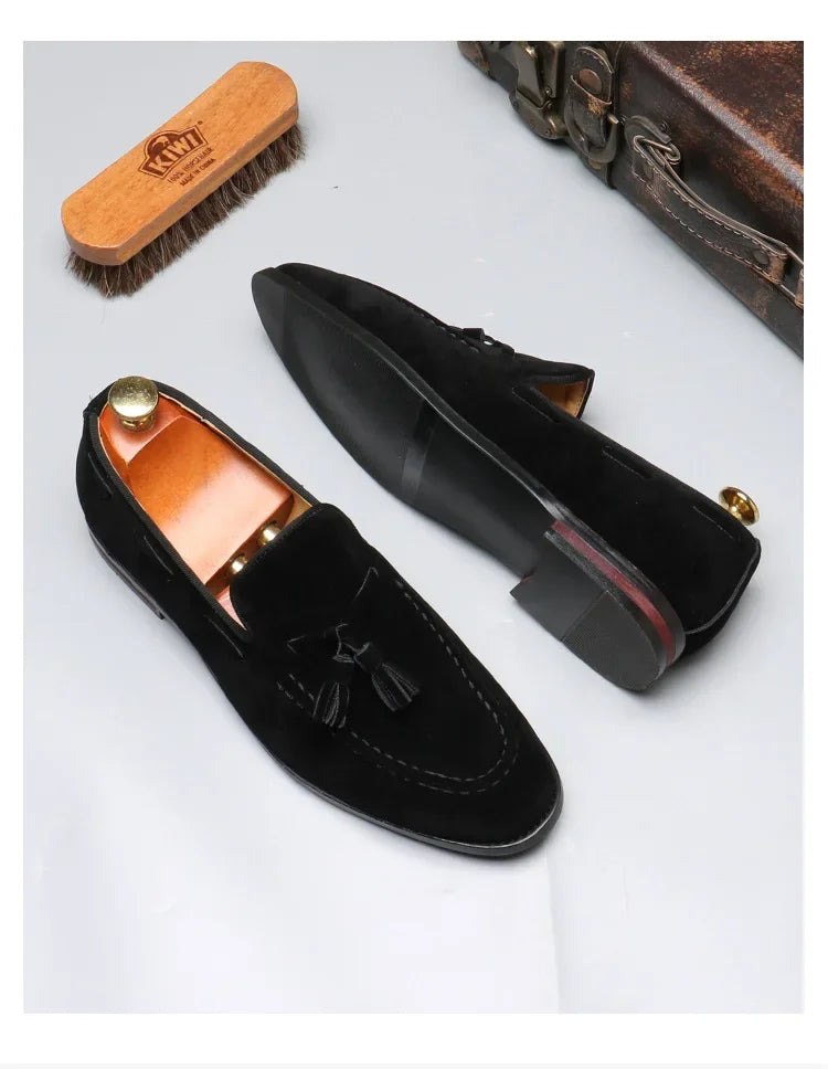 Herren Fransen Loafers