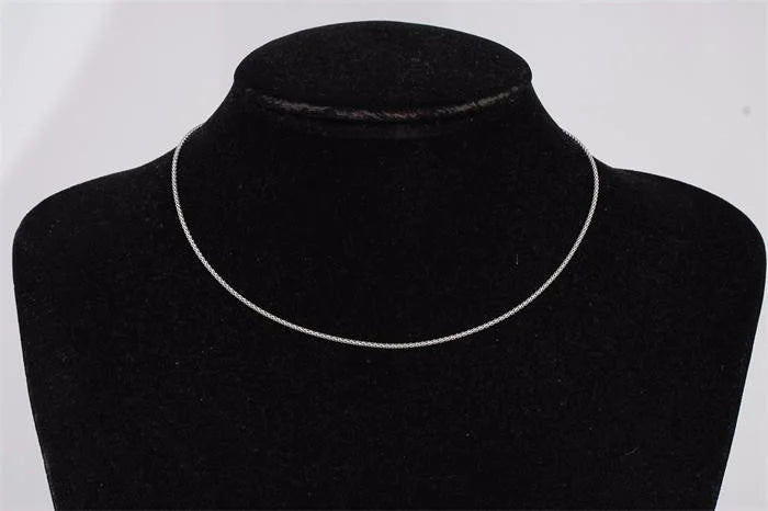 14 "-32" 35-90cm 1,3mm dünn Sterling Silber Mais Kette Halskette Frauen Halsreif Männer Schmuck Colar Collier Collares Mujer Kolye