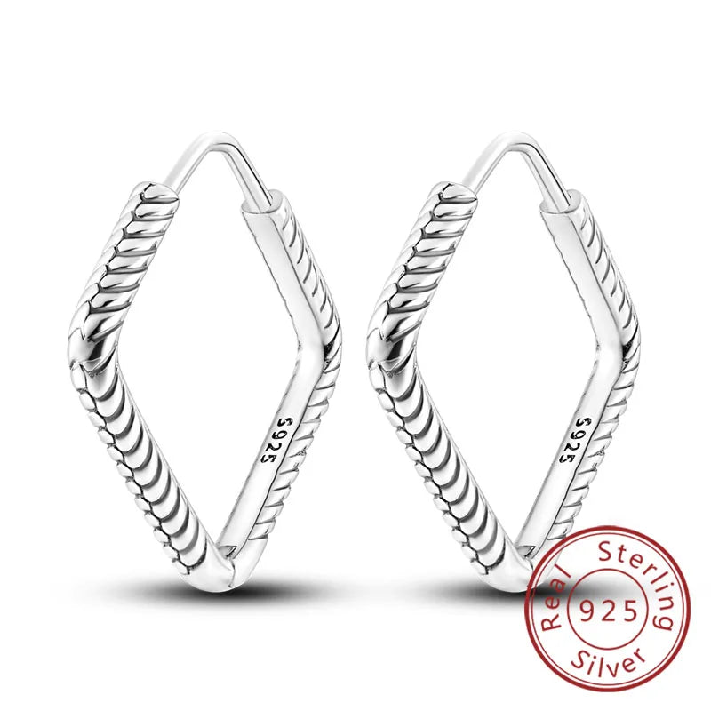 Damen-Ohrringe, 925er-Sterlingsilber, Creolen, Herz, Zirkon, Stern-Tropfenohrringe für Damen, Mode, Party, Geburtstag, Schmuck, Geschenke