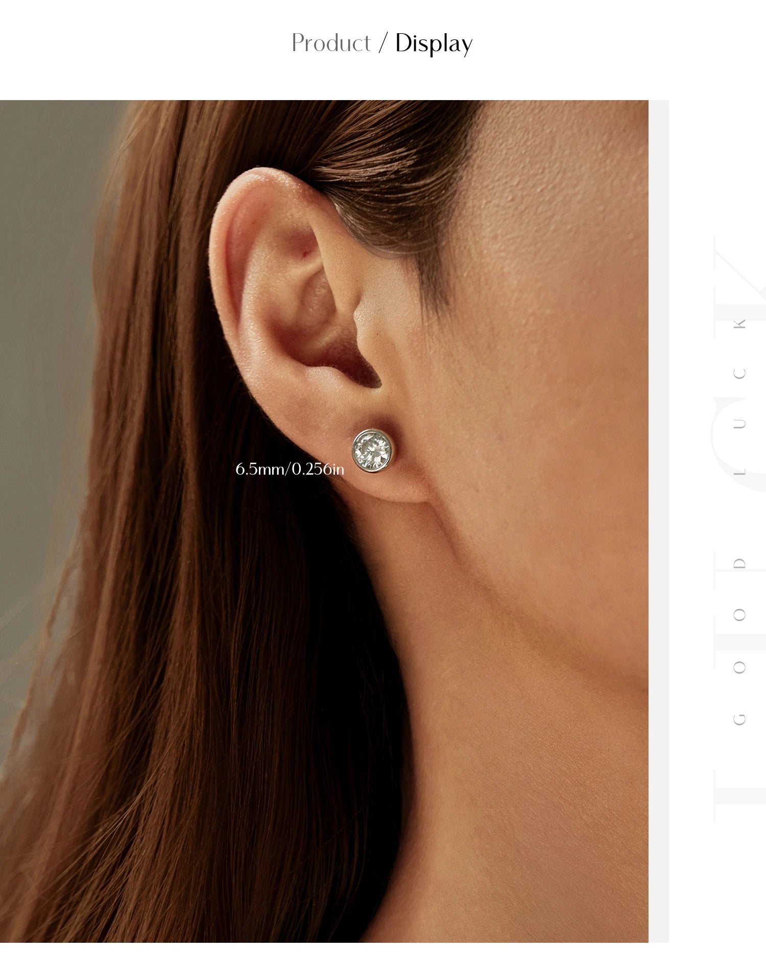 MODIAN 1CT/2CT D Farbe Lünette Moissanit Ohrringe 925 Sterling Silber Klassische Runde Stud Ohrringe Für Frauen Hochzeit Edlen schmuck