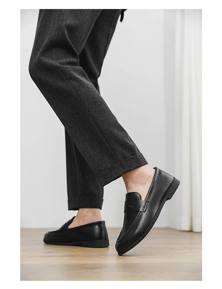 Herbst Wildleder Loafer Mann Große Größe 45 Komfort Slip-on Casual Schuhe Männer Wohnungen Retro Braun Mokassins Für Männer zapatos de hombre