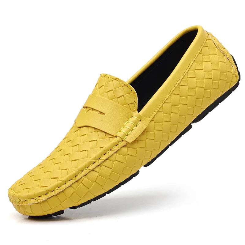 Herren Slipper aus PU-Leder