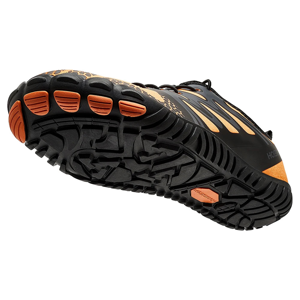 HOBIBEAR Barfußschuhe mit breiter Zehenpartie für Unisex, Kunstleder, Outdoor-Walking-Sneaker, Zero Drop, minimalistische Schuhe mit elastischem Band