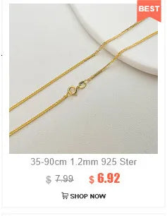 35-80cm 0,65mm Dünne Echt 925 Sterling Silber Gold Farbe Box Kette Halskette Frauen Kinder Mädchen Kinder herren Schmuck Kolye Collares