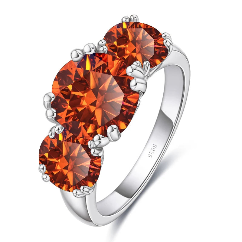 Moissanit Diamantring Silber