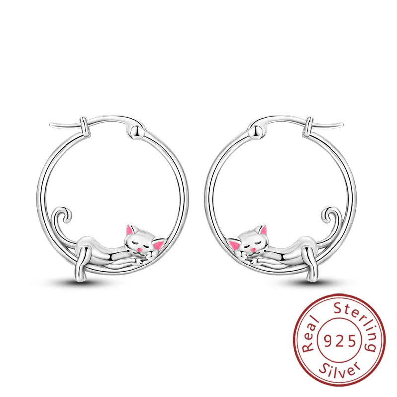 Damen-Ohrringe, 925er-Sterlingsilber, Creolen, Herz, Zirkon, Stern-Tropfenohrringe für Damen, Mode, Party, Geburtstag, Schmuck, Geschenke