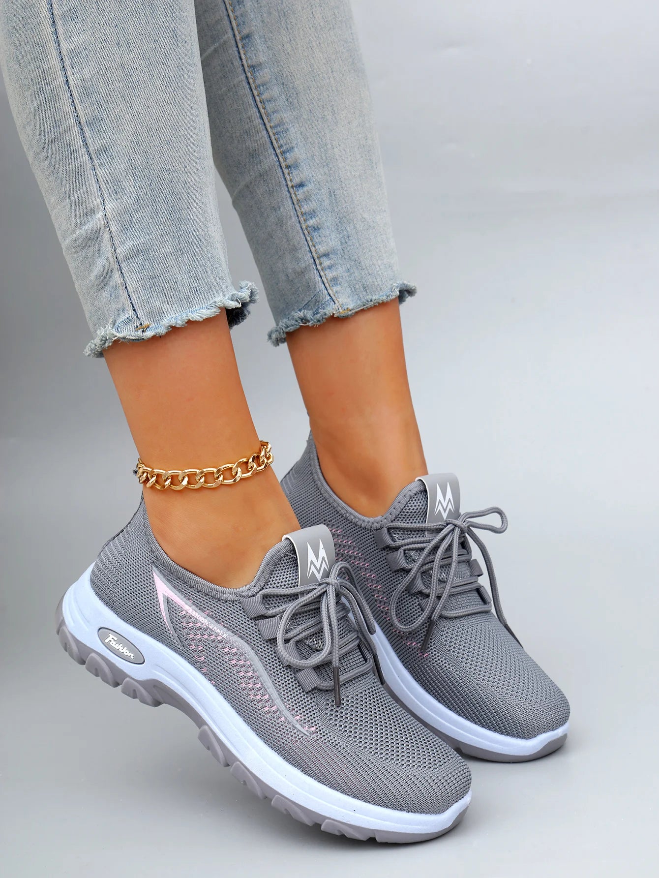 Damen Sneaker Leicht und Atmungsaktiv