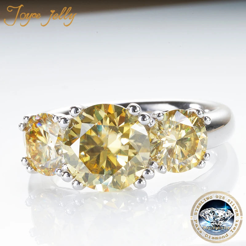 Moissanit Diamantring Silber