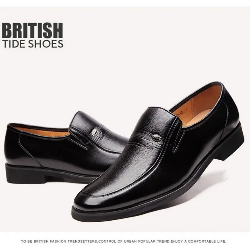 Herren Leder Loafers