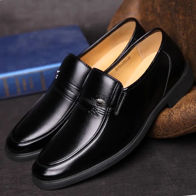 Herren Leder Loafers