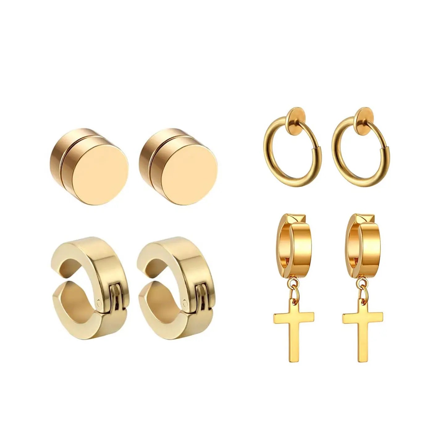 Edelstahl  Ohrringe für Männe