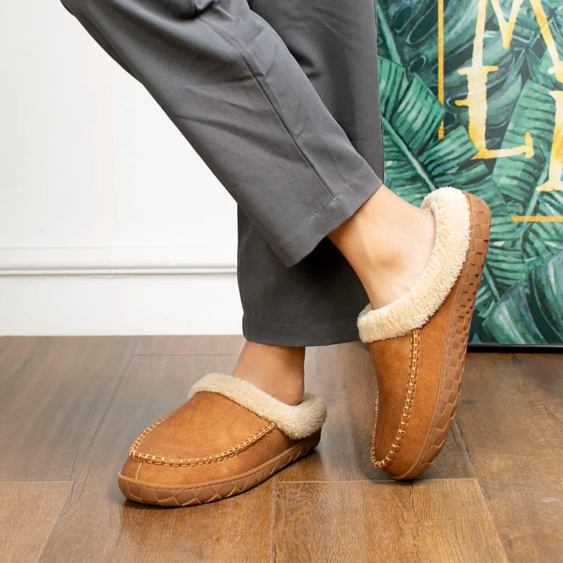 Herren Winter-Hausschuhe Plüsch Komfort