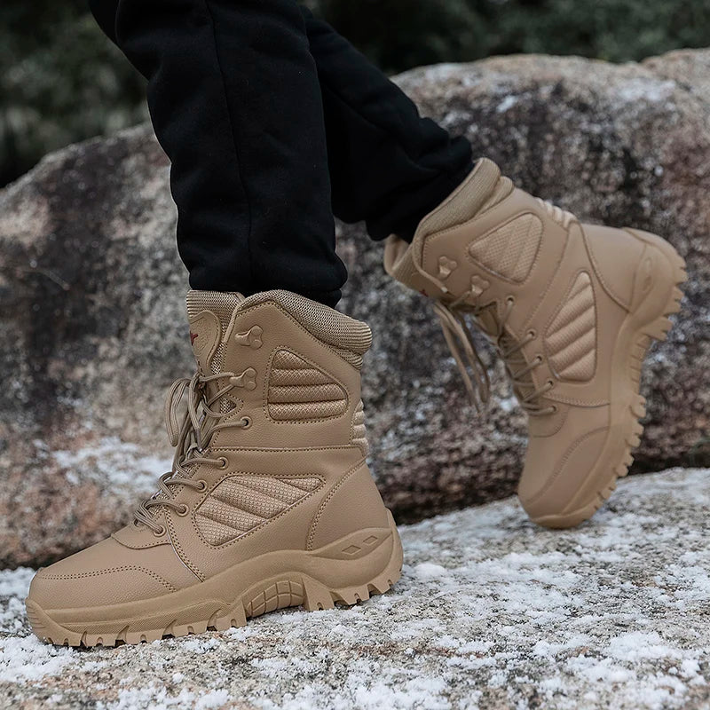 Herren High-Top Schneestiefel