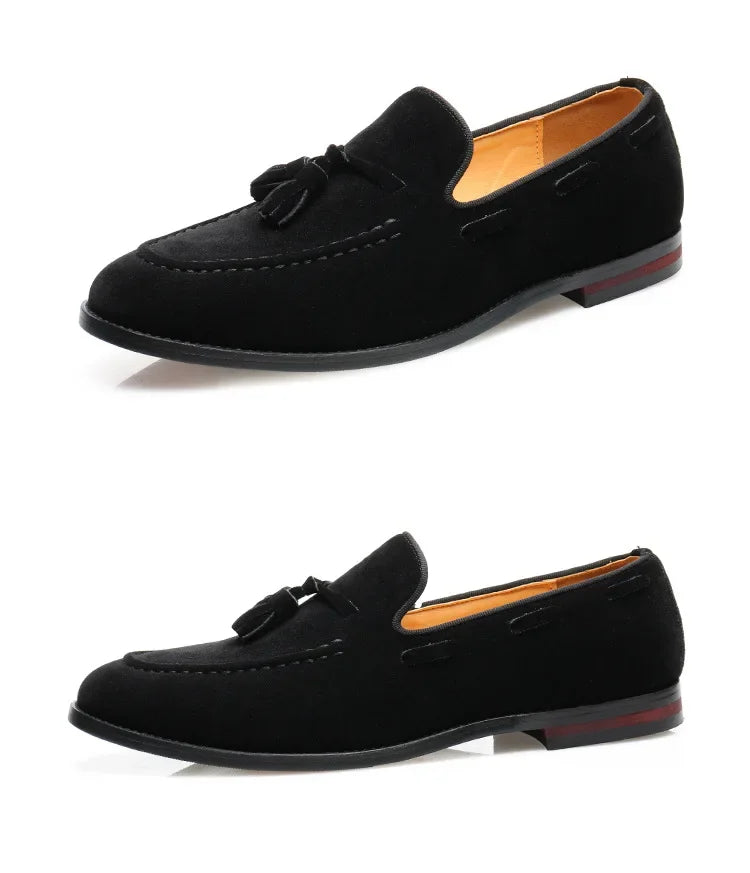 Herren Fransen Loafers