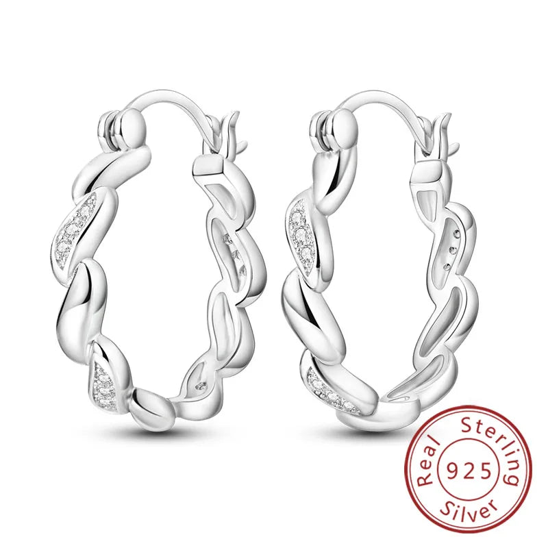 Damen-Ohrringe, 925er-Sterlingsilber, Creolen, Herz, Zirkon, Stern-Tropfenohrringe für Damen, Mode, Party, Geburtstag, Schmuck, Geschenke