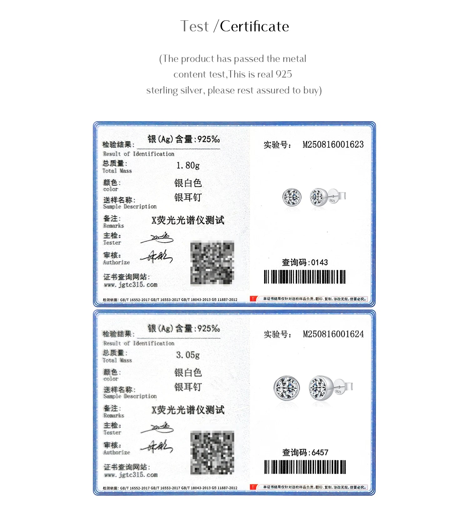 MODIAN 1CT/2CT D Farbe Lünette Moissanit Ohrringe 925 Sterling Silber Klassische Runde Stud Ohrringe Für Frauen Hochzeit Edlen schmuck