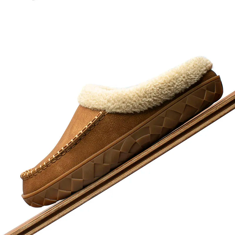 Herren Winter-Hausschuhe Plüsch Komfort