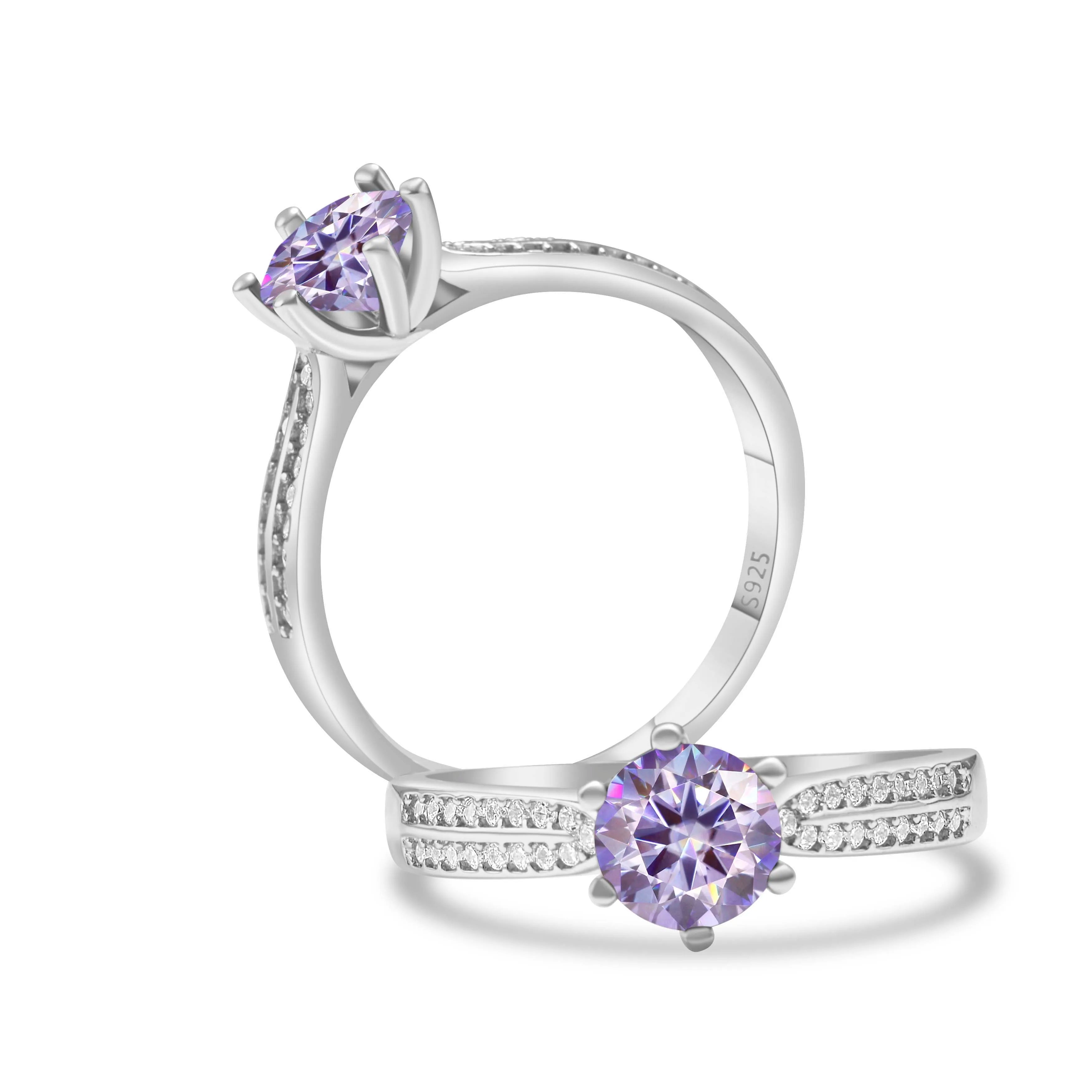 Ring D-Farbe – S925 Sterling Silber