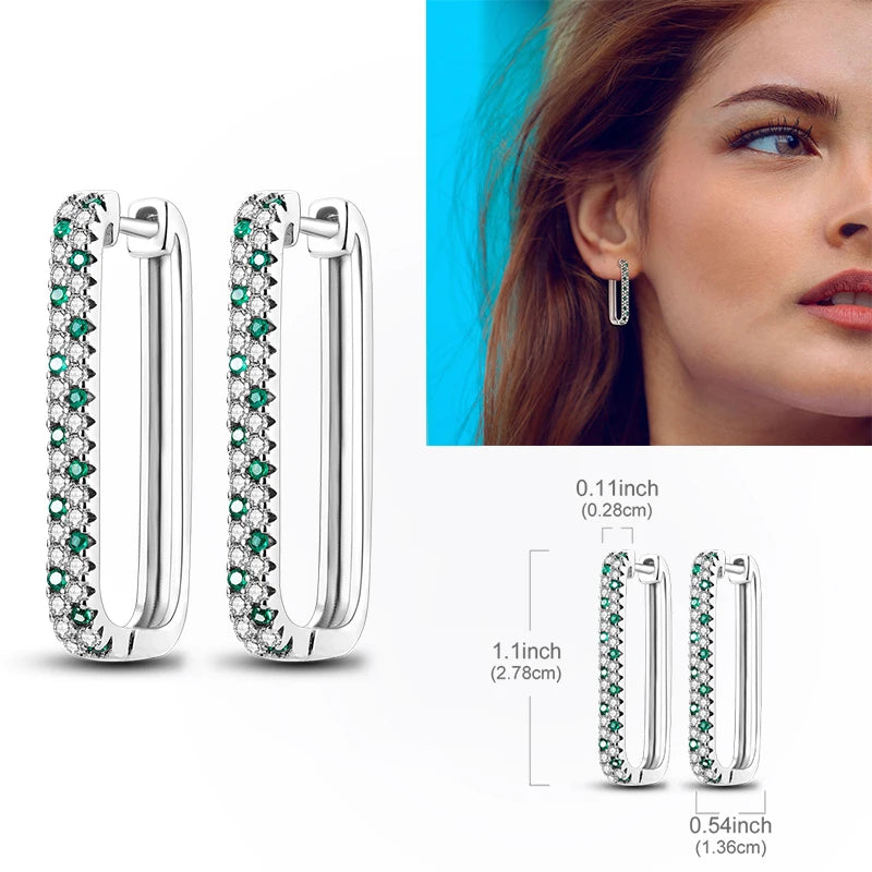 Creolen aus 925er-Sterlingsilber, Mond, Sonne, Original-Ohrring, Anhänger, Zirkon, Herzform, Stern-Ohrring, für Frauen und Mädchen, zur Herstellung von Schmuck