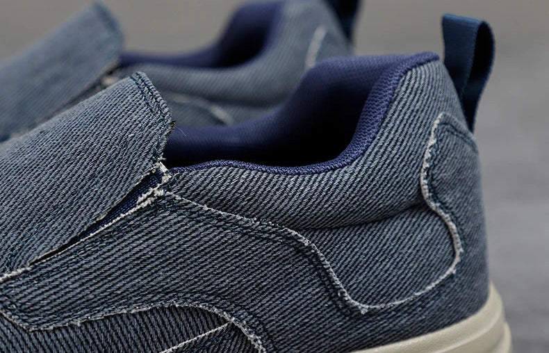 Herrenschuhe – Atmungsaktive Canvas-Slipper