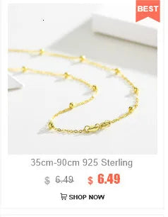 35–90 cm 1 mm 925 Sterling Silber Gold Farbe Fuchsschwanz Chopin Kette Halskette Frauen Mädchen Italien Schmuck Kolye Collane Collier Ketting