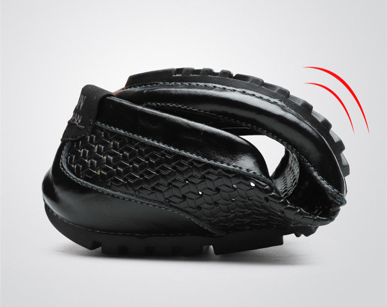 Luxus Leder Herrenmokassins