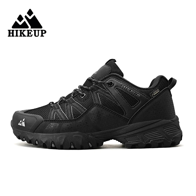 HIKEUP Atmungsaktive Dämpfung Rutschfeste Turnschuhe Herren Wanderschuhe Laufen Trekking Turnschuhe Outdoor Bergsportschuhe für Männer