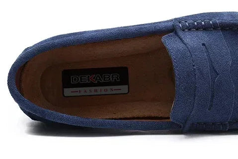 Hochwertige Leder Herrenmokassins