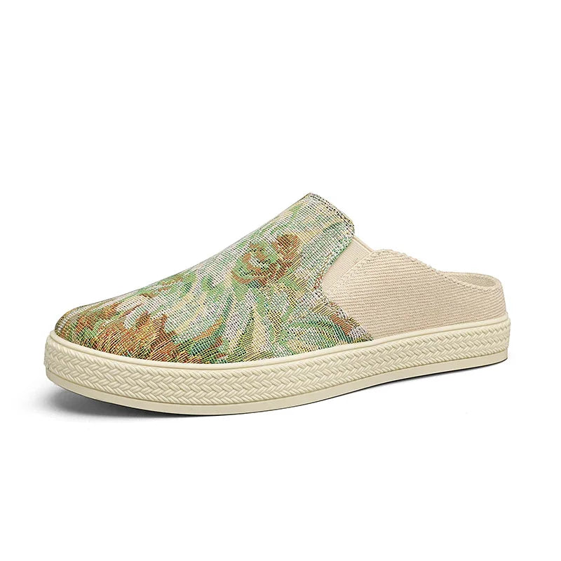 Sommer Herren-Canvas-Hausschuhe Rutschfest