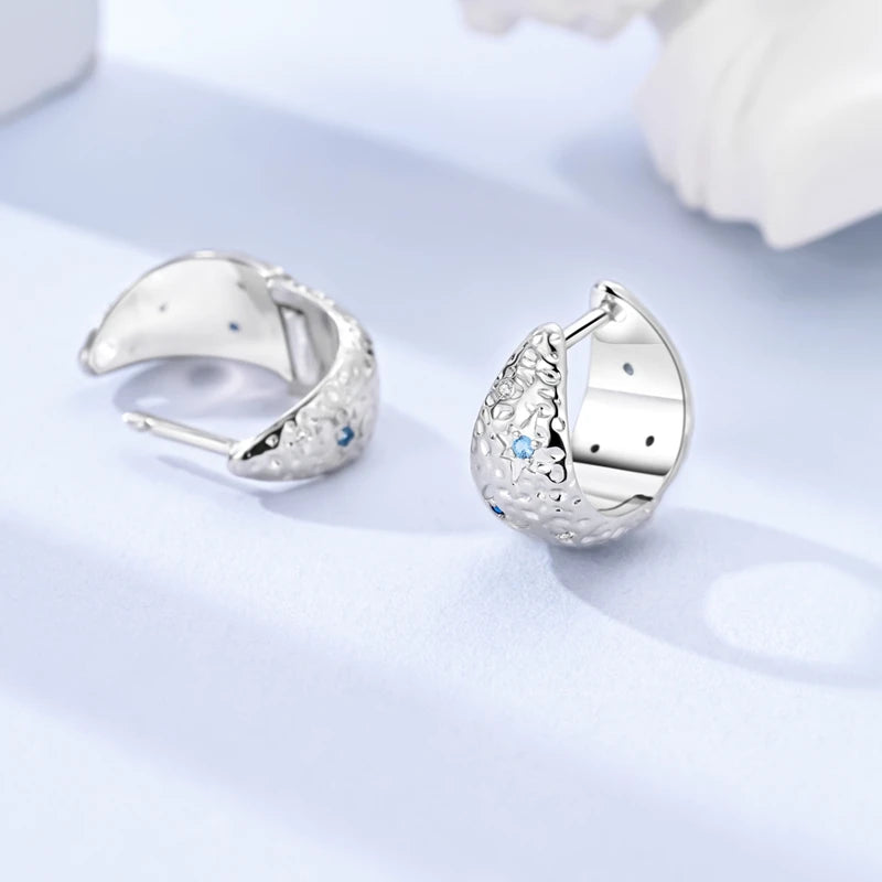 2025 neue 925 Sterling Silber Creolen Blumen Zirkon Tropfen Ohrringe Stud Für Frau Feine Geburtstag Hochzeit Schmuck Geschenke