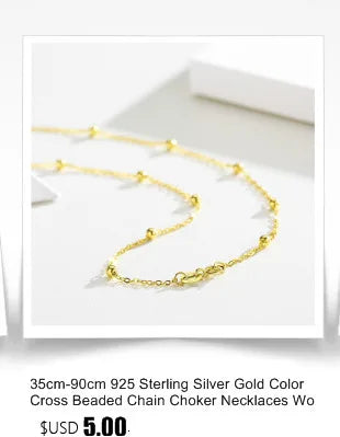 40–80 cm, 0,8 mm dünn, echtes 925er-Sterlingsilber mit goldfarbener Box-Kettenhalskette für Damen, Mädchen, Herrenschmuck, Kolye Collares