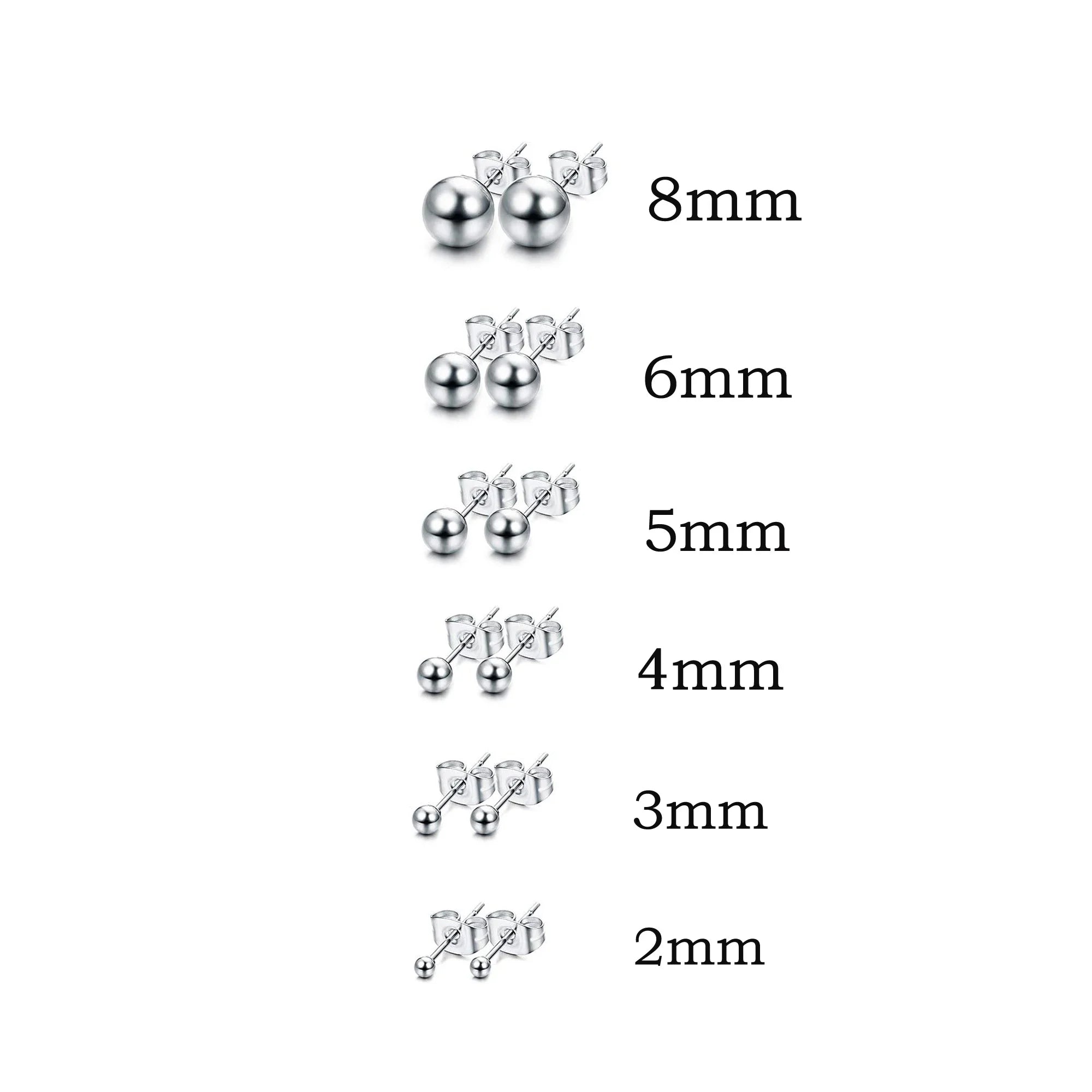 Edelstahl Ohrstecker Unisex