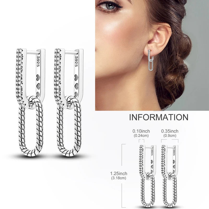 Creolen aus 925er-Sterlingsilber, Mond, Sonne, Original-Ohrring, Anhänger, Zirkon, Herzform, Stern-Ohrring, für Frauen und Mädchen, zur Herstellung von Schmuck