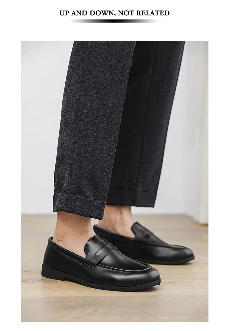 Herbst Wildleder Loafer Mann Große Größe 45 Komfort Slip-on Casual Schuhe Männer Wohnungen Retro Braun Mokassins Für Männer zapatos de hombre