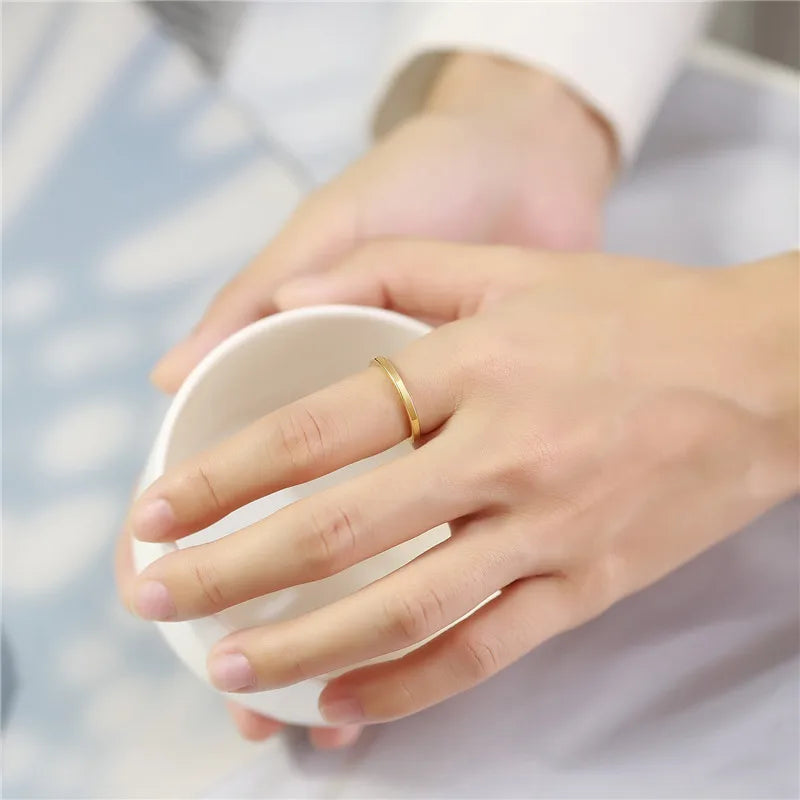 Gewölbter Wolframring